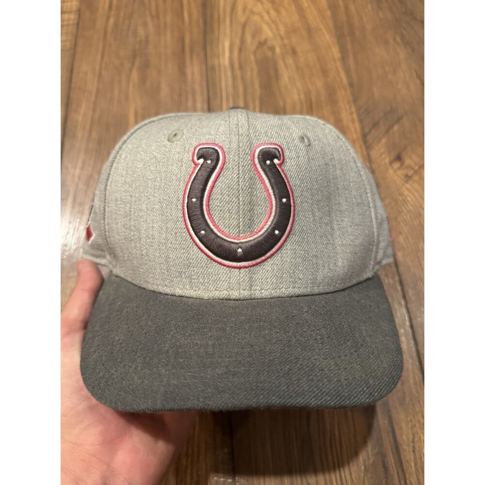 Indianapolis Colts Breast Cancer Awareness Pink New Era 59Fifty Hat Cap 7 1/4